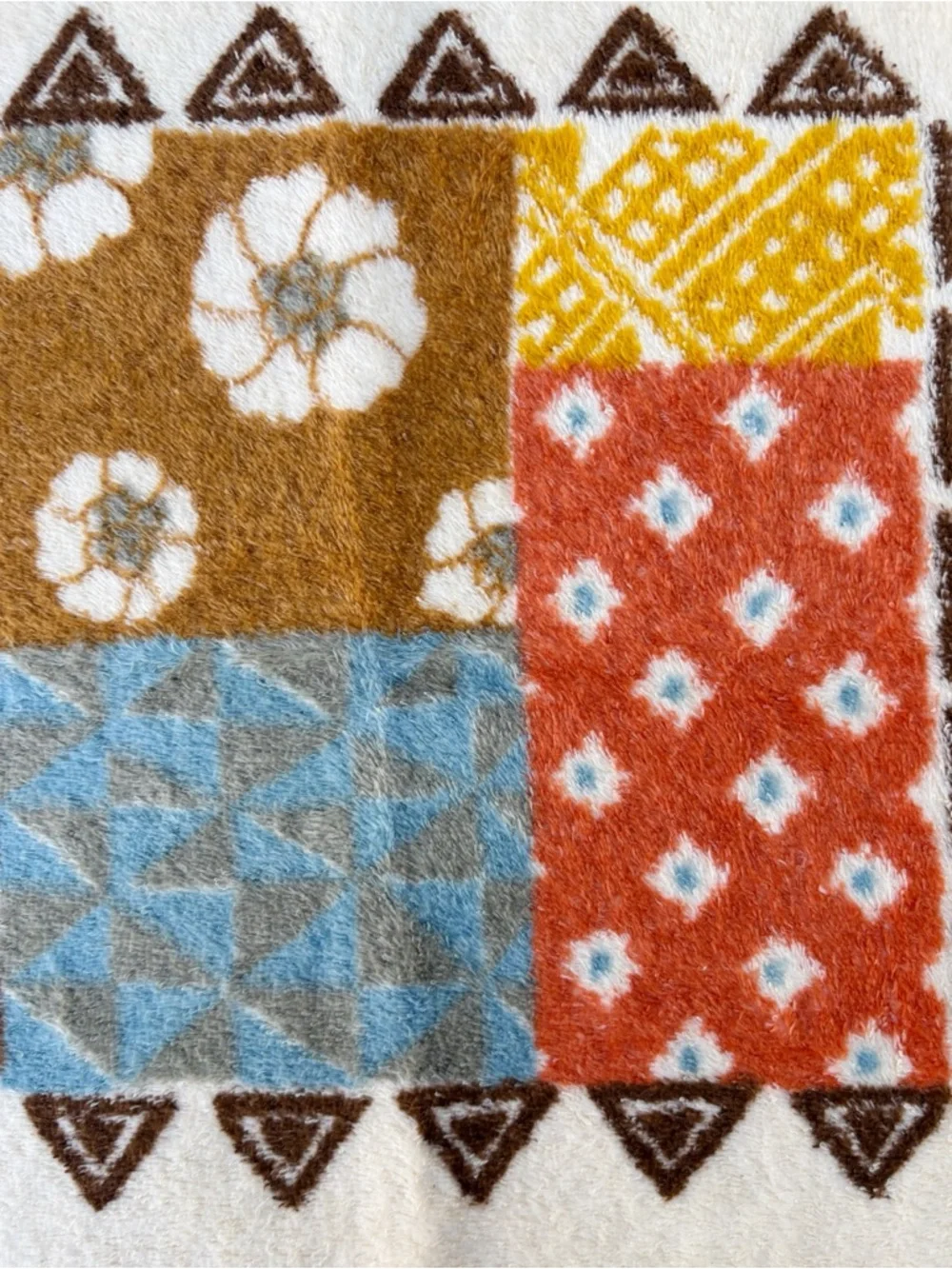 Vintage Martex Retro Washcloth Towel Cotton Blend 12” 1970’s